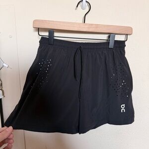 On Running Men's Athletic Shorts in Black